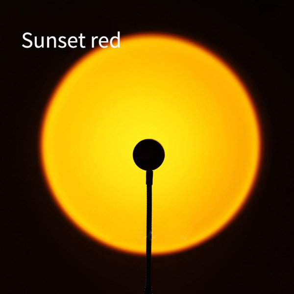 Taşınabilir USB Sunset Gün Batımı Ambiyans Işığı Lamba - 4